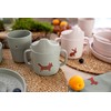 LÄSSIG Little Forest Rabbit Sippy Cup with Handle and Removable