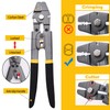 656ft Wire Rope Crimping Tool Kit, 1/16" Stainless Steel Wire