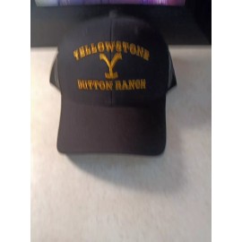 Concept One Accessories Yellow Stone Ranch Trucker Cap Black