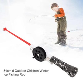 Kids Fishing Poles for Boys Age 5-10 - Toy Fishing Rod Small Fishing Rod | Kid Fishing Pole for Outdoor Fishing, Winter Fishing Adventure