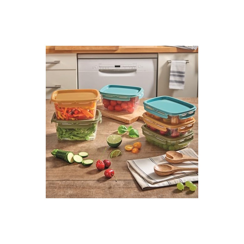Snips, SnipsLock MIXCOLOR, Set of 3 Food Containers, 3 x