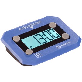 Lescars Parking Meter: Compact, Digital Electric Parking Disc, ECE Approval, Vibration Sensor (Electronic Parking Disc, Digital Parking Meter, Windscreen)