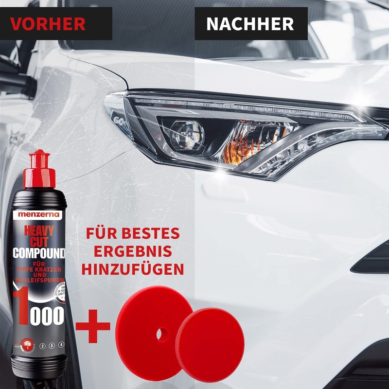 Menzerna HC 1000 250 ml/Pulimento Gran Poder de Corte/Elimina Rayas