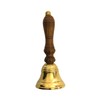 The Ventiano Brass Hand Bell with Wooden Handle - Tuned