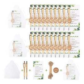 MEIJINMEIYU Leaving Gift Colleagues 20 Lucky Pen Set with Engraving - Thank You Gifts Small for Friends, Leaving Gift Students, Small Gifts for Colleagues, Thank You Gift Teacher (20)