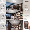 AOMEI 7.87Inch Full Spectrum Modern LED 6000K Flush Mount Ceiling