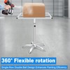 CUBELLIN 360° Rotating Paint Rack Stainless Steel Spray Paint Stand