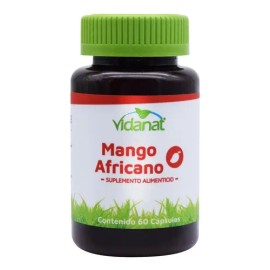 Mango Africano 60 Cápsulas Vidanat Sabor Sin sabor