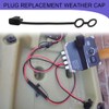 HQRNYP 8PCS 2 Pin Plug Replacement Weather Cap, Automotive Replacement