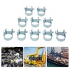 LonESA 10-Pack Heavy-Duty Zinc-Plated Mini Hose Clamps, 25-27mm – Ideal