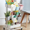Small Item Basket Hanging Storage Trolley Organizer (5-Piece Set) Basket Gray-5P 10ea