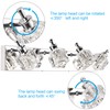 PRESDE 4 Lights Bathroom Light Fixtures Over Mirror Crystal Modern