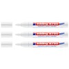 Edding Pack of 3 8750 Industrial Markers White 2-4mm