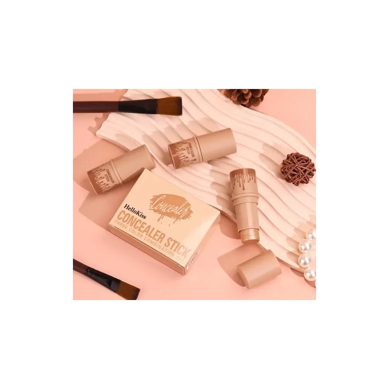 Set De 3 Espátula Lasting Contouring Stick Contorno Blush