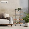 Industrial Shelves - 4 Tier Industrial Decor Pipe Bookcase Using