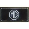 MG Car Auto license plate vanity plate metal wall sign