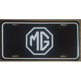 MG Car Auto license plate vanity plate metal wall sign front tag Morris Garages