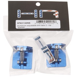 Hot Racing SPN311AR06 Aluminum Adjustable Trims Tabs (2) - Tra Spartan