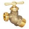 Eastman Male No-Kink Hose Bibb, 3/4 Inch MIP Connection, Brass