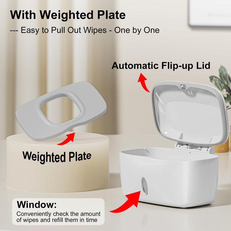 Wipes Dispenser with Weighted Plate, X2 PRO, Seposeve Perfect Pull