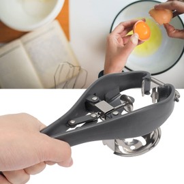 Abridor de Huevos de Acero Inoxidable, Herramienta Separadora de Yema de Huevo, Herramienta Esencial para Cocina de Restaurante