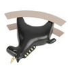 Rocking Horse Statue Black Small 13.5x4.5x14.5cm/5.3x1.8x5.7 Decorative Horse Sculpture Crafts