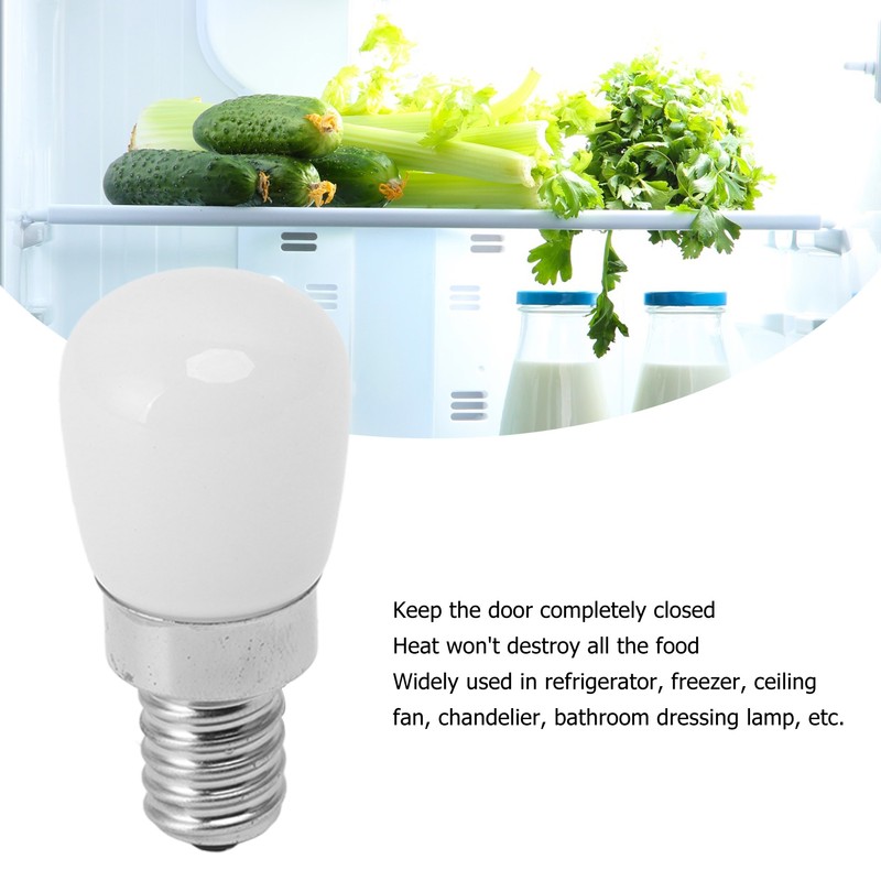 5Pcs LED Refrigerator Light Bulb Fridge Lamp E12 for Freezer