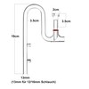 JARDLI Glass Lily Pipe Jet Outlet with Skimmer Surface Vent