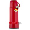 Helios Elegance Thermoskanne Rot 0,75L – 6h Heiß - Hält