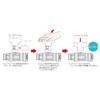 Onda Seisakusho CB1-13M-S [CB1 Type Ball Valve with Check Valve,