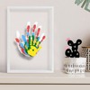 MoFarbe Family Handprint Kit for 4, DIY Craft Keepsake Frame,