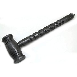 Medieval Warrior Exclusive Full Damascus Steel Hammer Great Piece of Art Real Heavy Duty Hammer (3)
