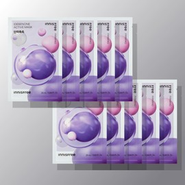 innisfree 이니스프리 액티브 마스크 이데베논 [탄력촉촉] 25mL 10매, 1개