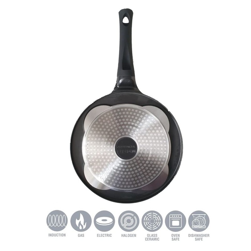 Cheffinger Pancake Pan Diameter 26 cm Induction Cast Aluminium Fried