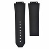 Ewatchparts 25mm Leather Rubber Watch Band Strap Compatible With 44-45mm