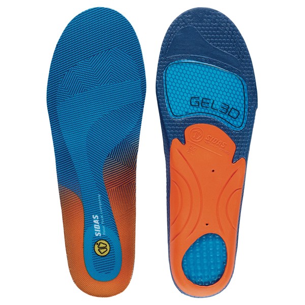 Sidas 3D Gel Cushioning Insole, Anatomical 3D Shape, unisex_adult, CSEESCUSH3D,