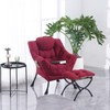 Tiita Lazy Chair with Ottoman, Modern Large Accent Lounge Armchair,