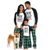 IFFEI Matching Family Pajamas Sets Christmas PJ's Letter Print Top