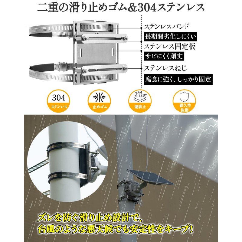 Mounting Hardware Pole Camera Bracket Stand Housing Security Camera Cylinder