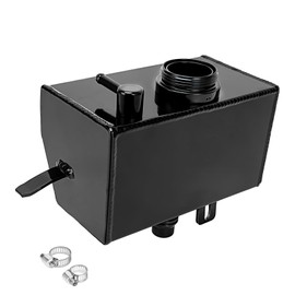 Front Engine 68364312AC Coolant Reservoir Expansion Tank,Aluminium Alloy Radiator Overflow Tank Compatible for Jeep Wrangler JL(2018+) Gladiator JT(2020+) 2.0&3.6L Engines-Black