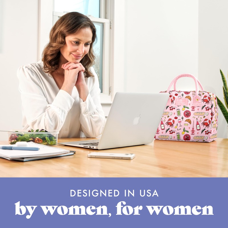 Fit & Fresh Bloomington Lunch Bag for Women - Insulated