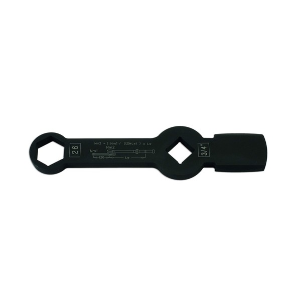 Laser 7342 HGV Brake Caliper Wrench 26mm