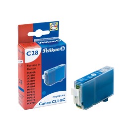 Pelikan C28 - Print cartridge ( replaces Canon CLI-8C ) - 1 x cyan