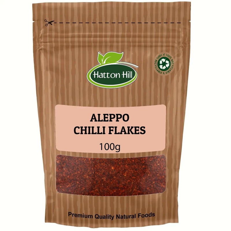 Aleppo Chilli Flakes 100g by Hatton Hill | Pul Biber,