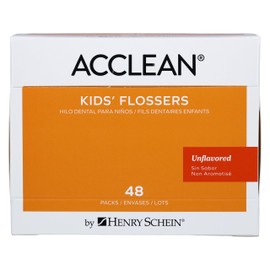 Acclean Kids Flosser Assorted Sea Creatures, Variety of Colors, 48 Pack, Individually Packed (3/Pk)