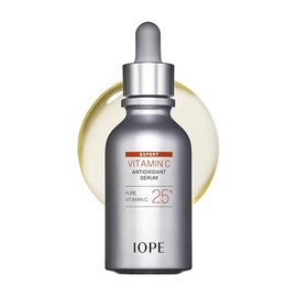 IOPE Expert Vitamina C 25% Suero antioxidante – 25% suero facial de vitamina C pura – Unifica visiblemente el tono de la piel, mejora el brillo y suav