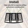 Felt Lap Vents (Pack of 12) Loft Vents for Condensation