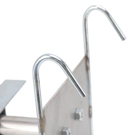 Airshi Piglet Castration Rack Livestock Castration Tool Stainless Steel Safe Double Hook Stable Fixing for Pig Farm