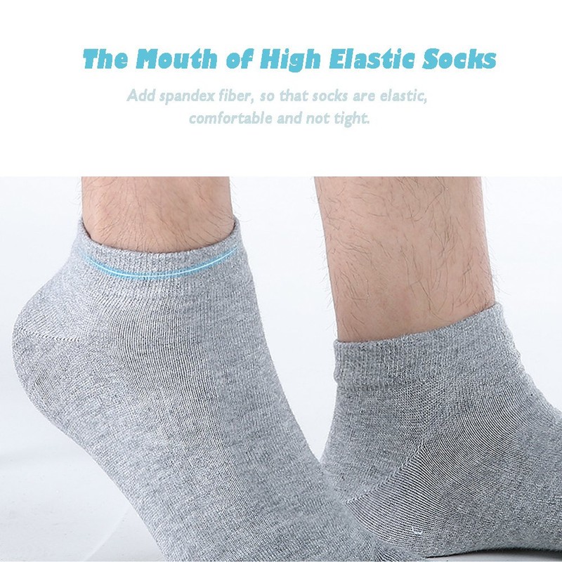 REVEW 5 Pairs Men Toe Socks Five Finger Socks Cotton