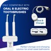 HOYT DESIGN Electric Toothbrush Holder, Wall Mount, Compatible with Oral-B,